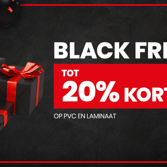 Black Friday bij Vloerenmarkt – Koop jouw droomvloer nu met 20% korting!