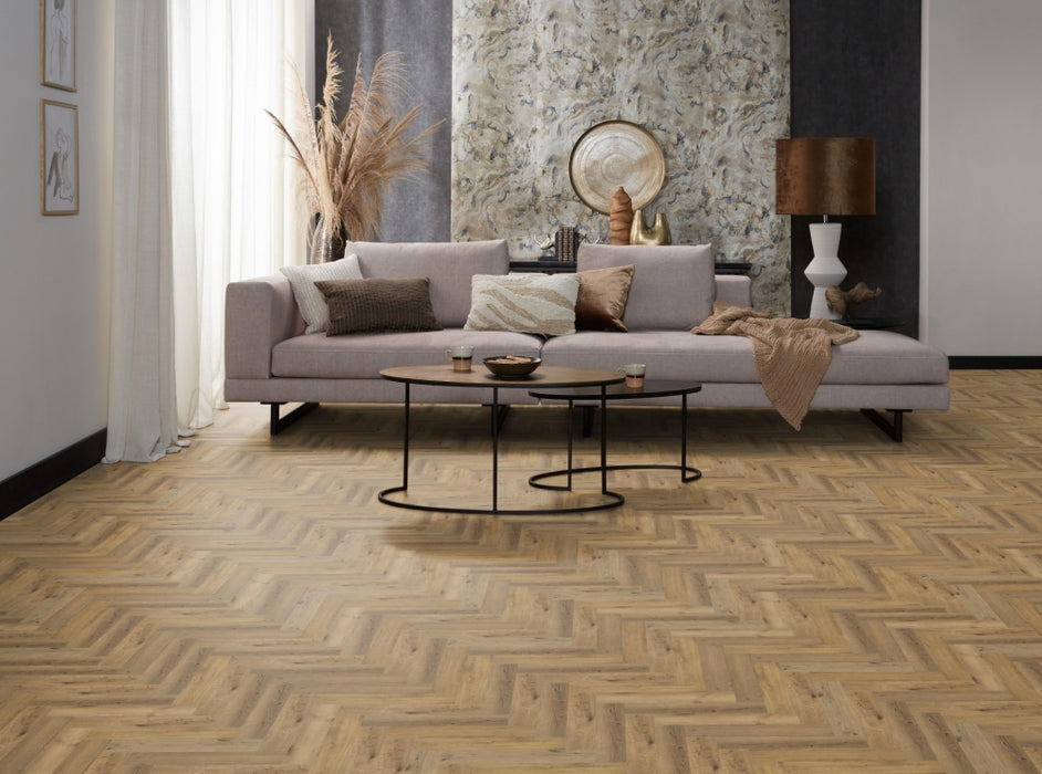 Ambiant Spigato Essenzo Dark oak | Visgraat Klik PVC