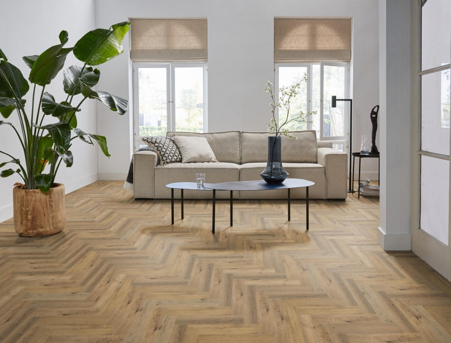 Ambiant Spigato Essenzo Dark oak | Visgraat Klik PVC