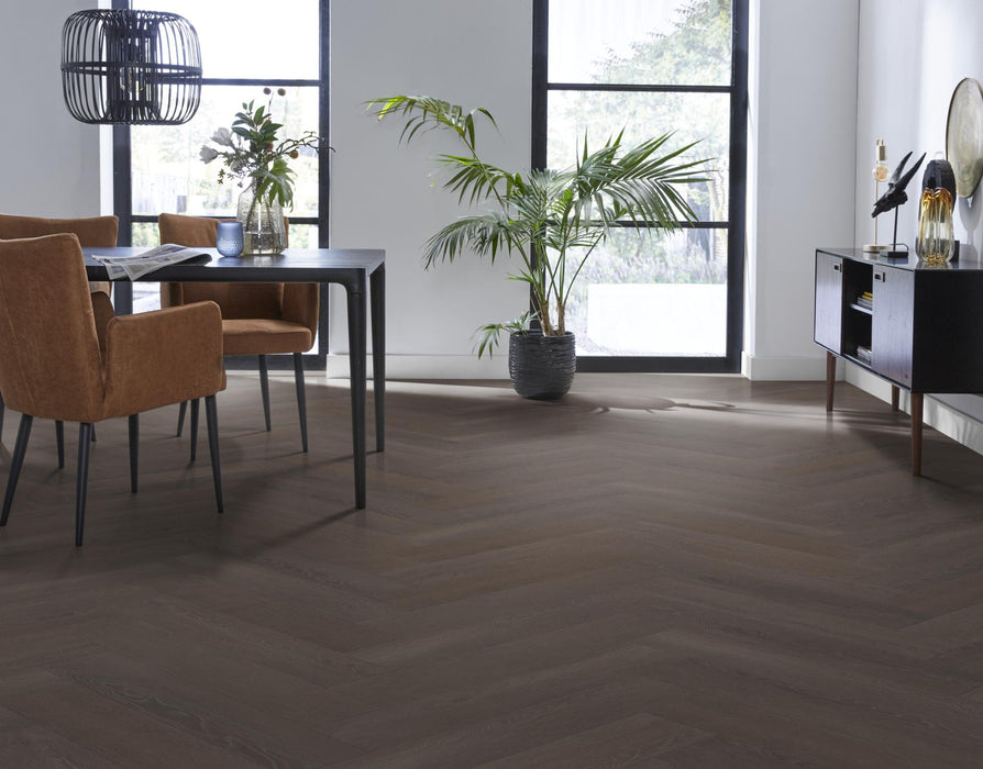 VT Wonen Herringbone Charcoal | Visgraat Klik PVC