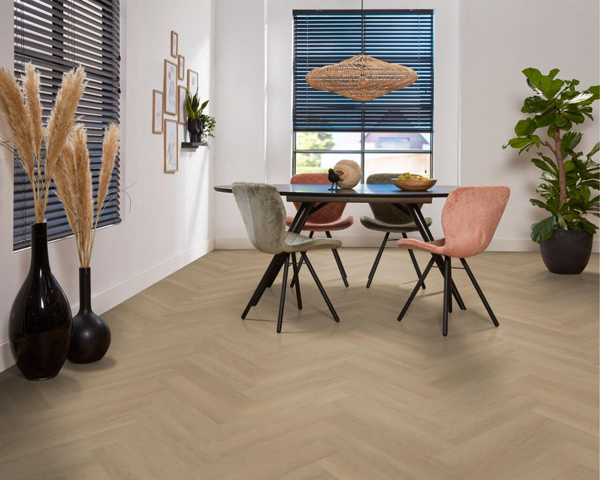 VT Wonen Herringbone Warm natural | Visgraat Klik PVC