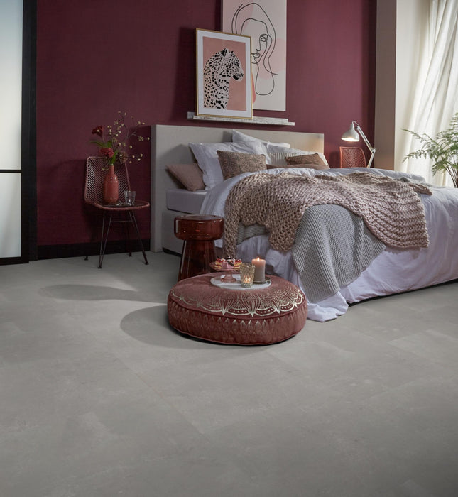 Ambiant Piero Light grey | Tegel 60 x 60 Plak PVC dryback