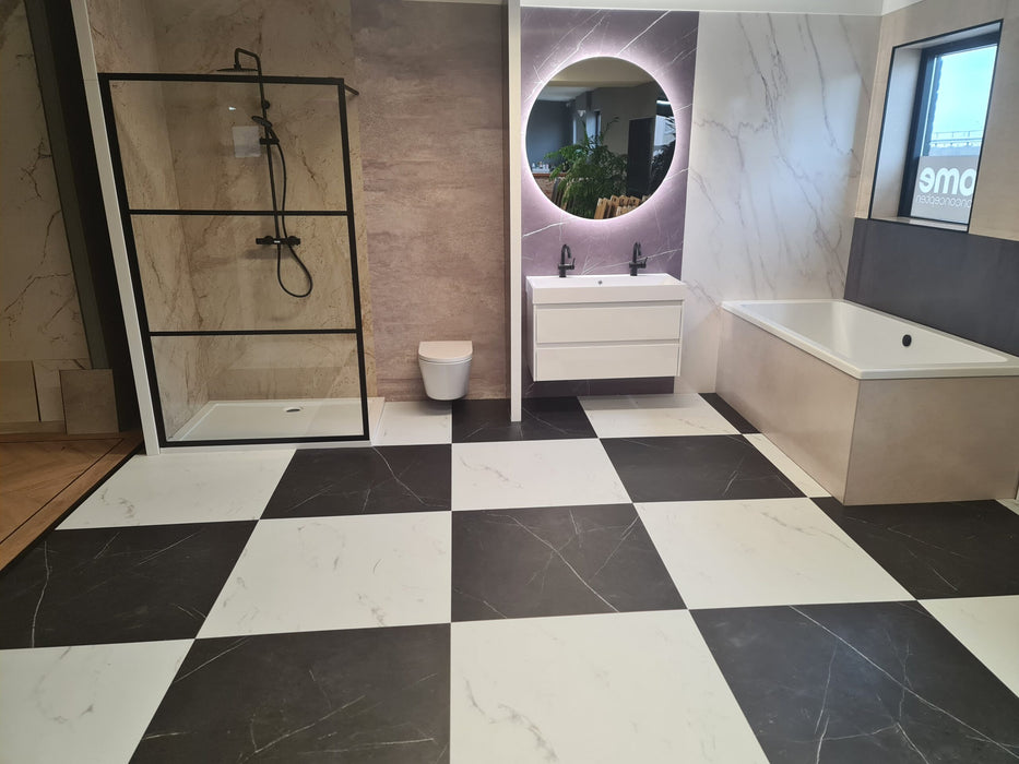 TFD Marble Nero | Tegel 90x90 | Plak PVC Dryback